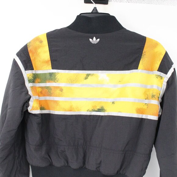Opening Ceremony x Adidas jacket womens Large windbreaker black trefoil padded - Picture 6 of 15